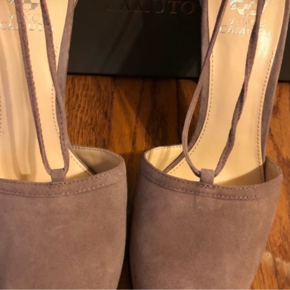 Vince Camuto Vo-Nitta Mystery Mauve Kidsuede 10M - Picture 5 of 9